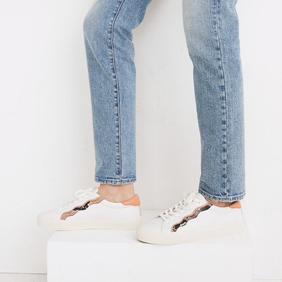 [NWT] Madewell Sidewalk Low-Top Leather Sneakers - Picture 3 of 4